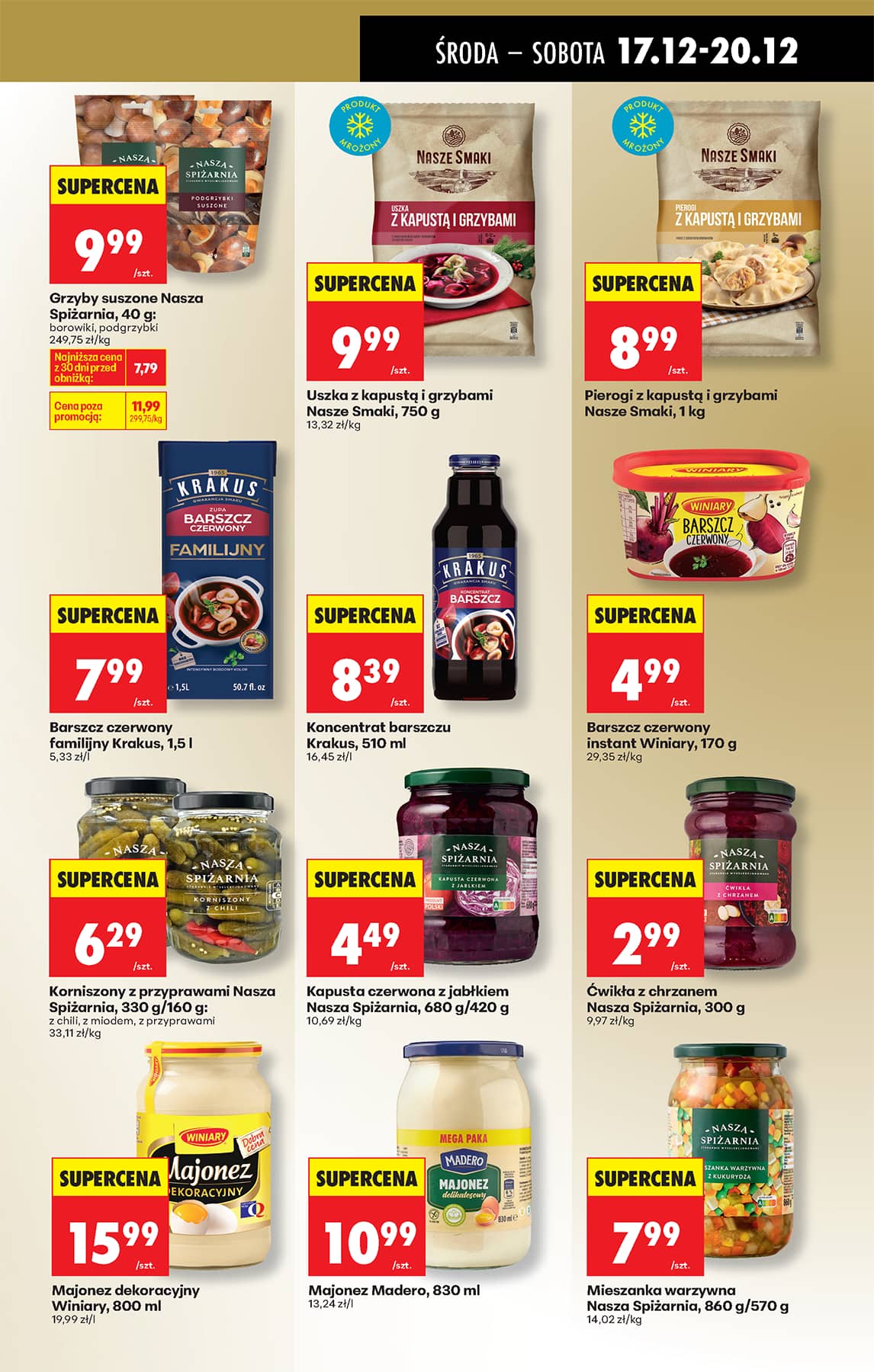 Biedronka - Biedronki niskie ceny P oferta od 17.12 61 puslapis