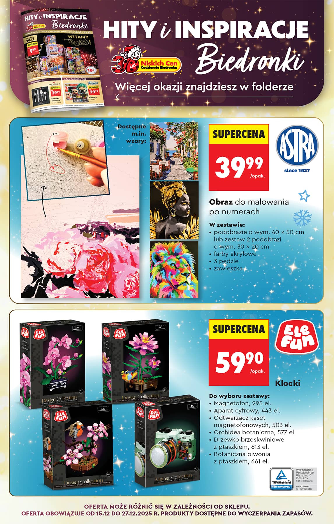 Biedronka - Biedronki niskie ceny P oferta od 17.12 94 puslapis