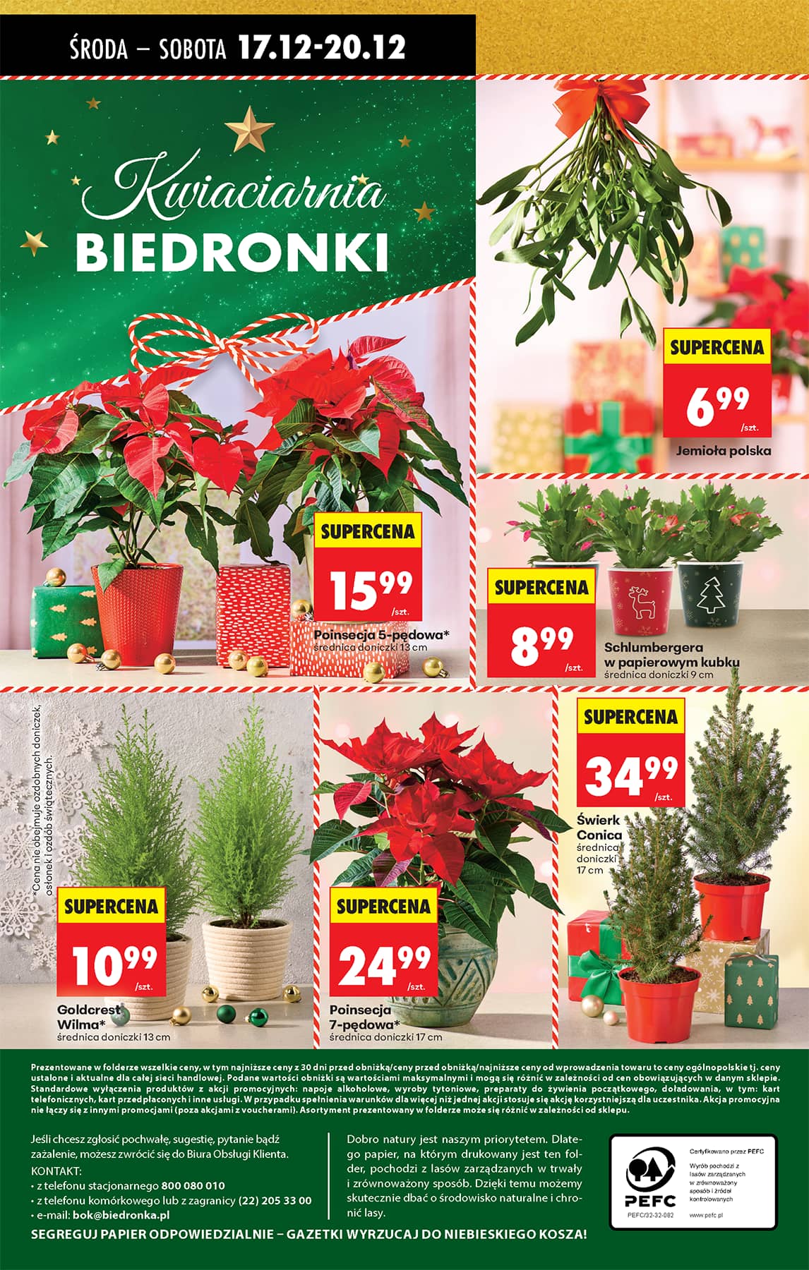 Biedronka - Biedronki niskie ceny P oferta od 17.12 98 puslapis