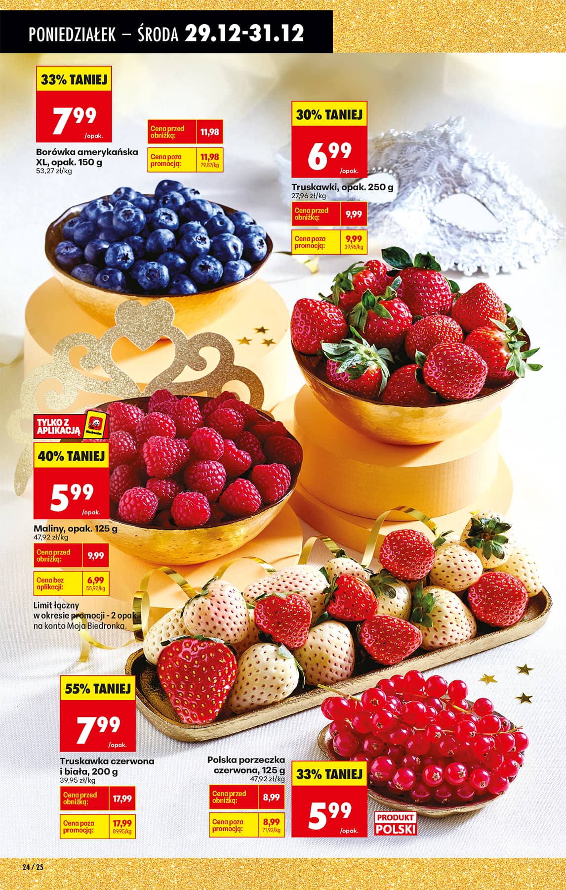 Biedronka - Biedronki niskie ceny P oferta od 29.12 30 puslapis
