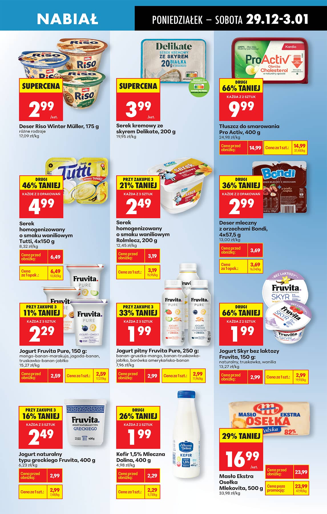 Biedronka - Biedronki niskie ceny P oferta od 29.12 49 puslapis