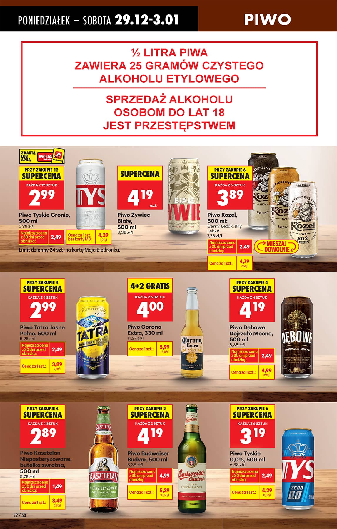 Biedronka - Biedronki niskie ceny P oferta od 29.12 66 puslapis