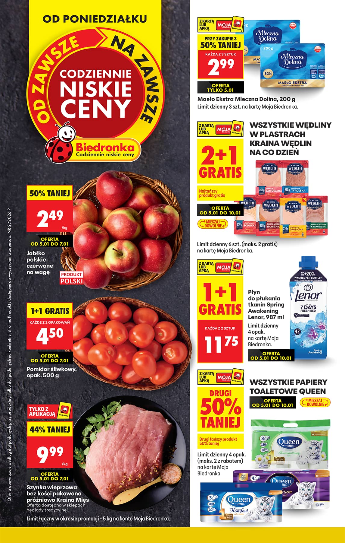 Biedronka - Biedronki niskie ceny P oferta od 05.01 1 puslapis