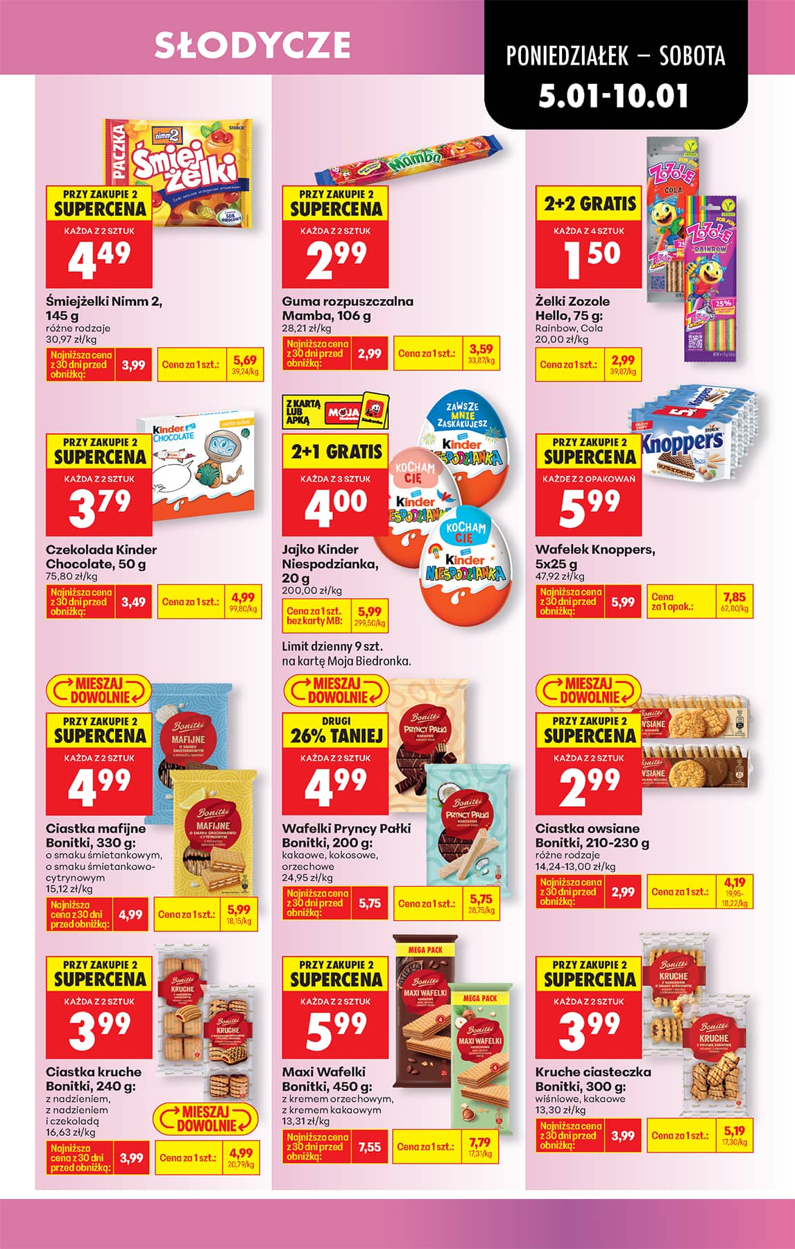 Biedronka - Biedronki niskie ceny P oferta od 05.01 55 puslapis