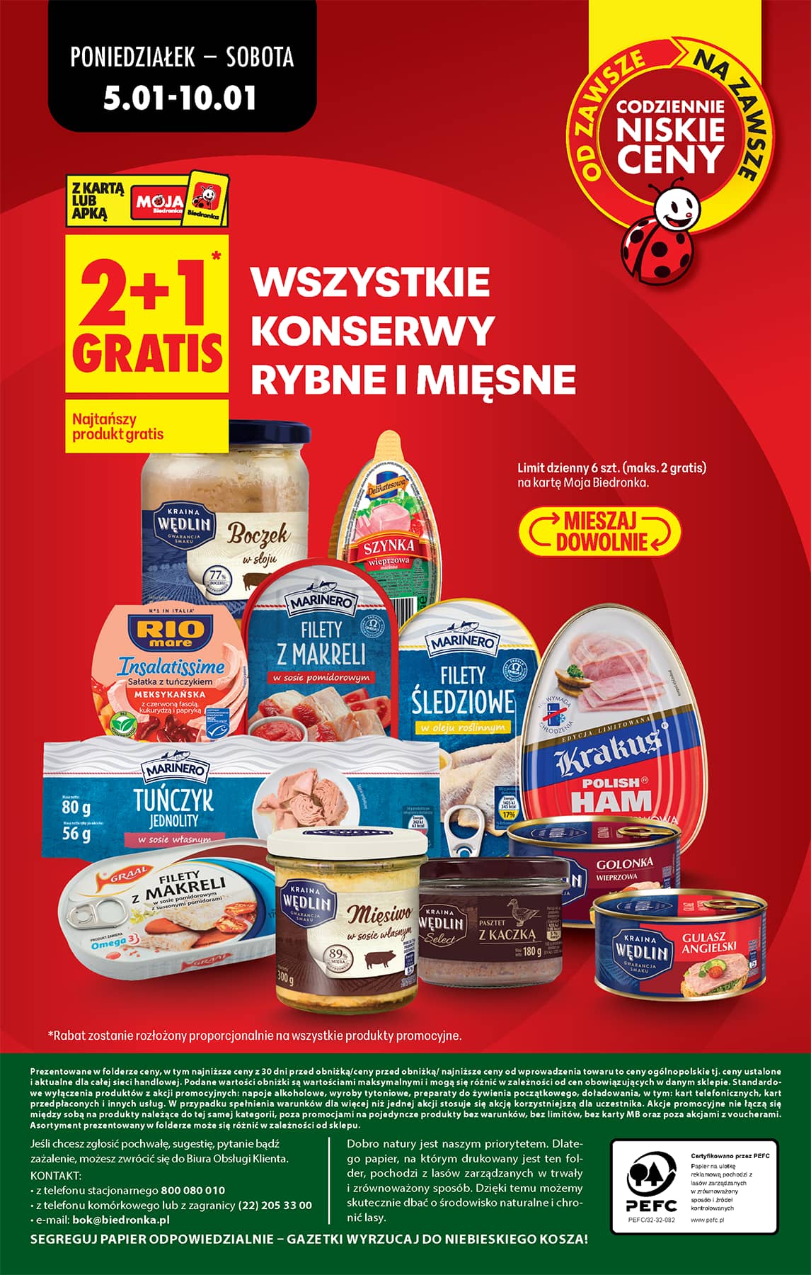 Biedronka - Biedronki niskie ceny P oferta od 05.01 84 puslapis