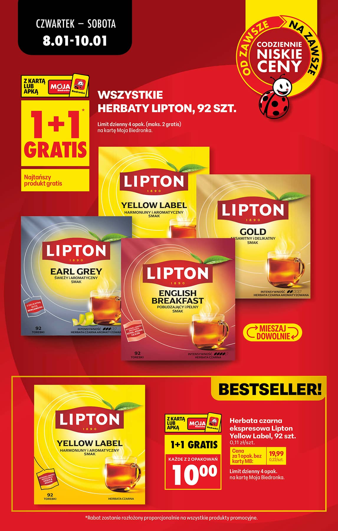 Biedronka - Codziennie niskie ceny P oferta od 08.01 11 puslapis