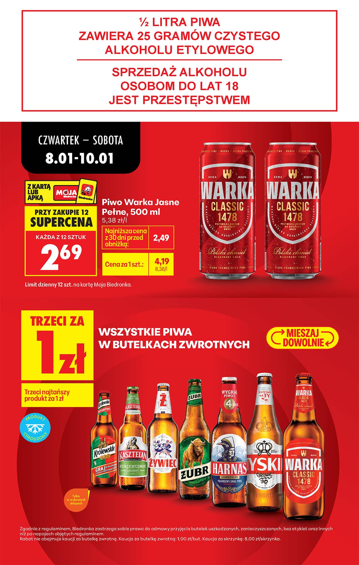 Biedronka - Codziennie niskie ceny P oferta od 08.01 13 puslapis