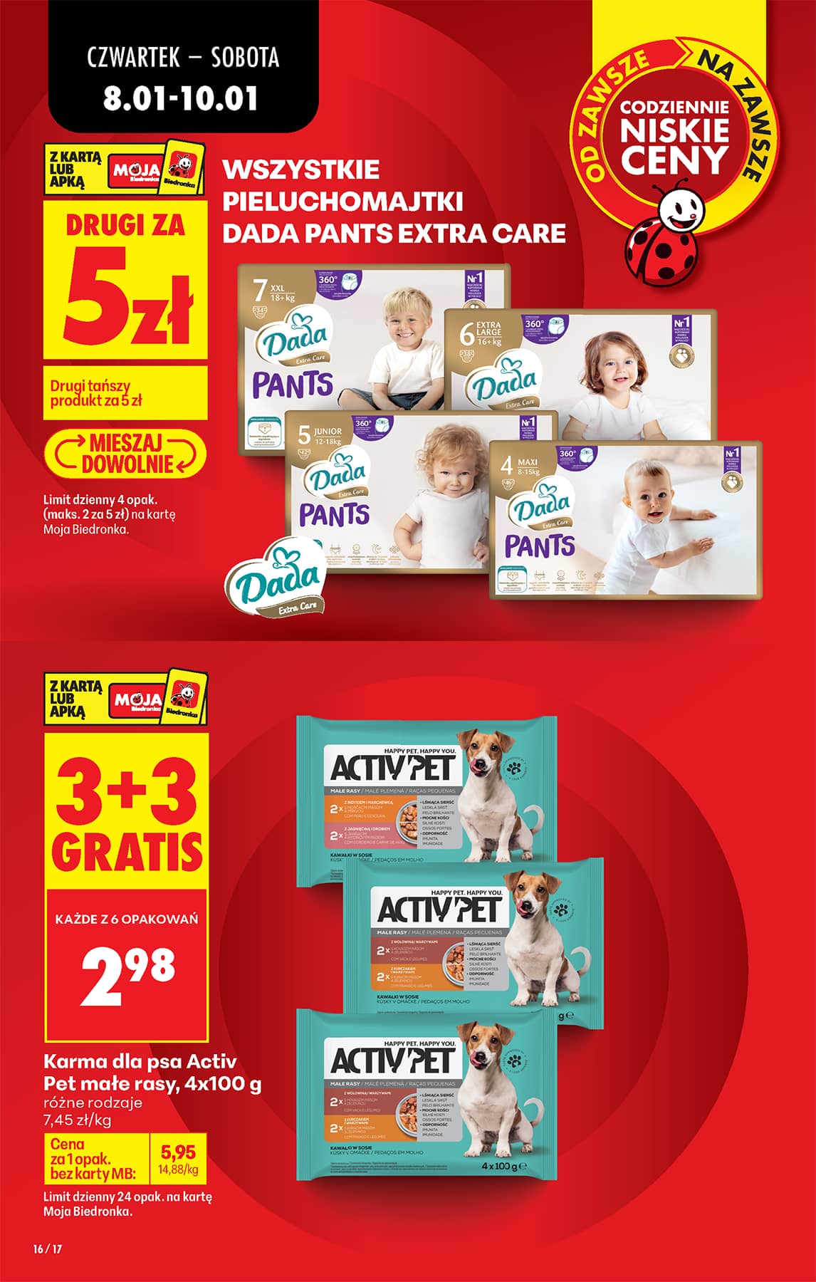Biedronka - Codziennie niskie ceny P oferta od 08.01 20 puslapis