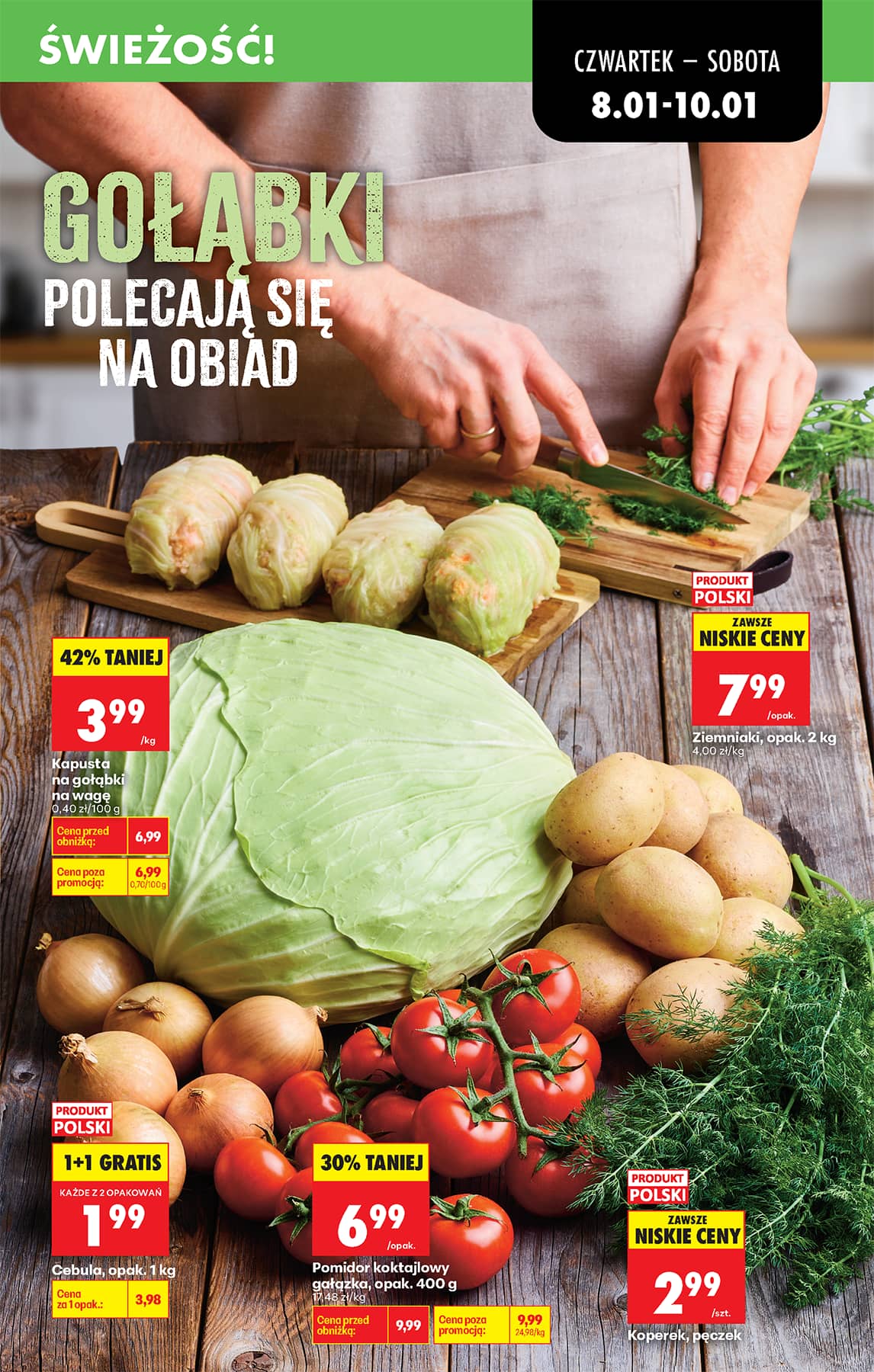 Biedronka - Codziennie niskie ceny P oferta od 08.01 25 puslapis