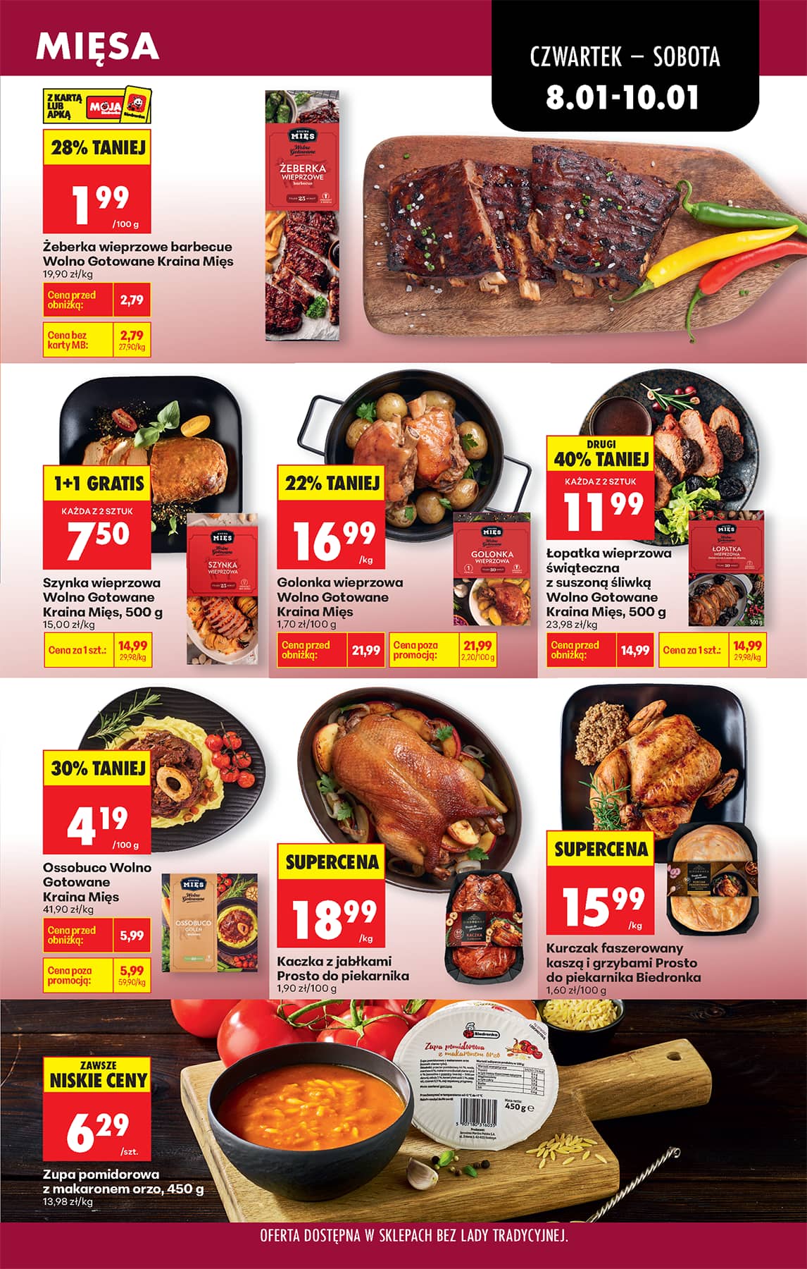 Biedronka - Codziennie niskie ceny P oferta od 08.01 33 puslapis