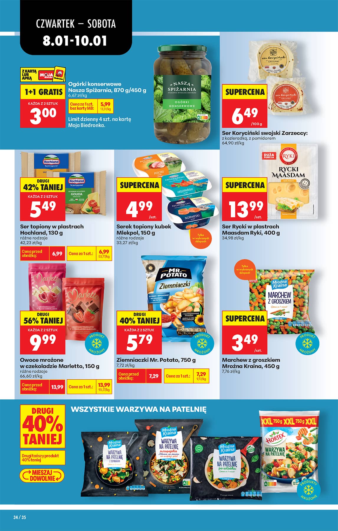 Biedronka - Codziennie niskie ceny P oferta od 08.01 44 puslapis