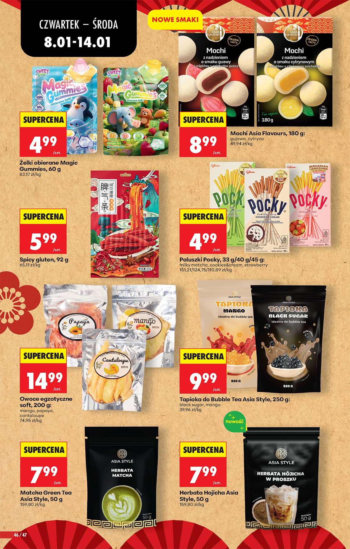 Biedronka - Codziennie niskie ceny P oferta od 08.01 56 puslapis