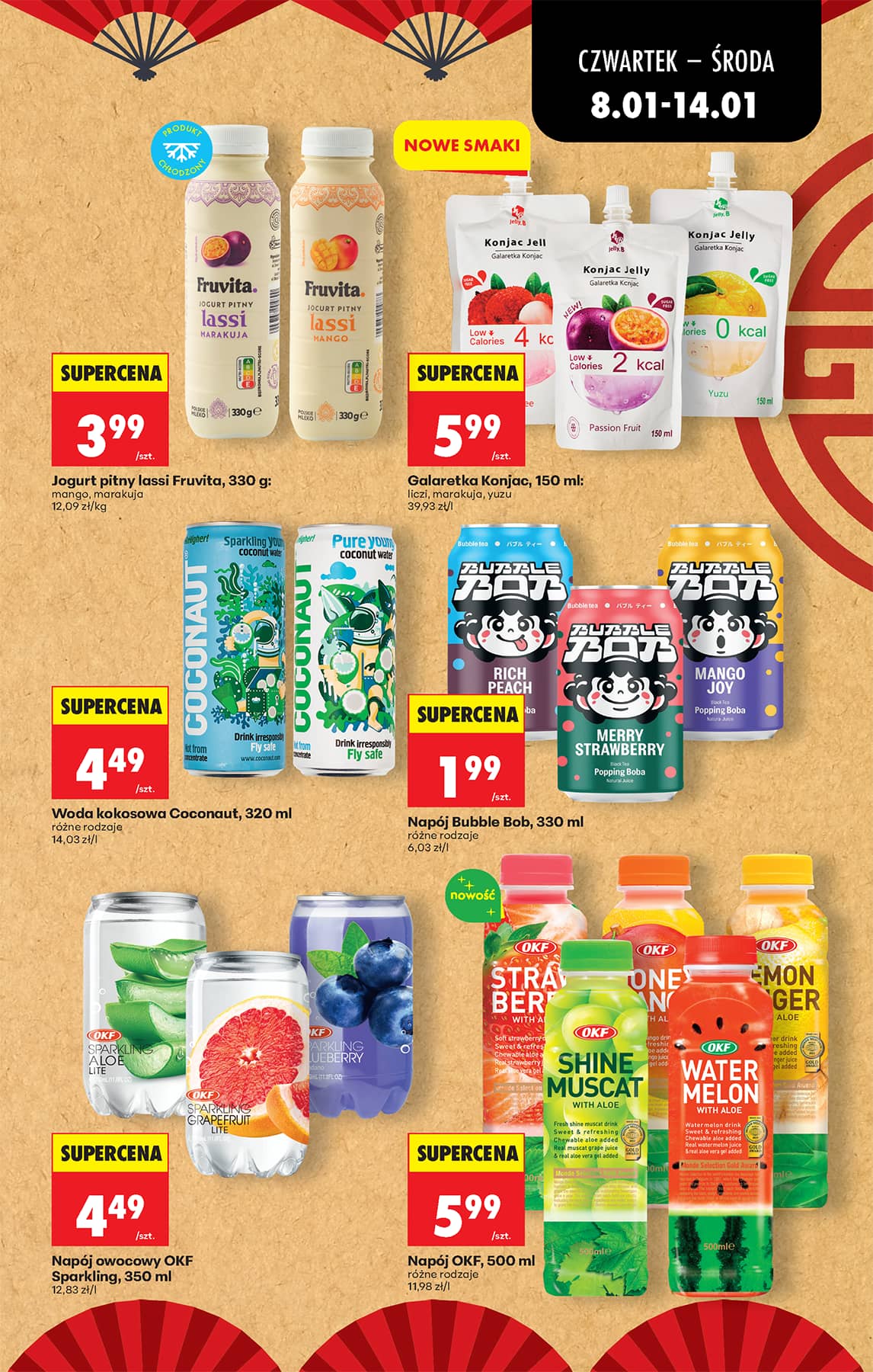 Biedronka - Codziennie niskie ceny P oferta od 08.01 57 puslapis