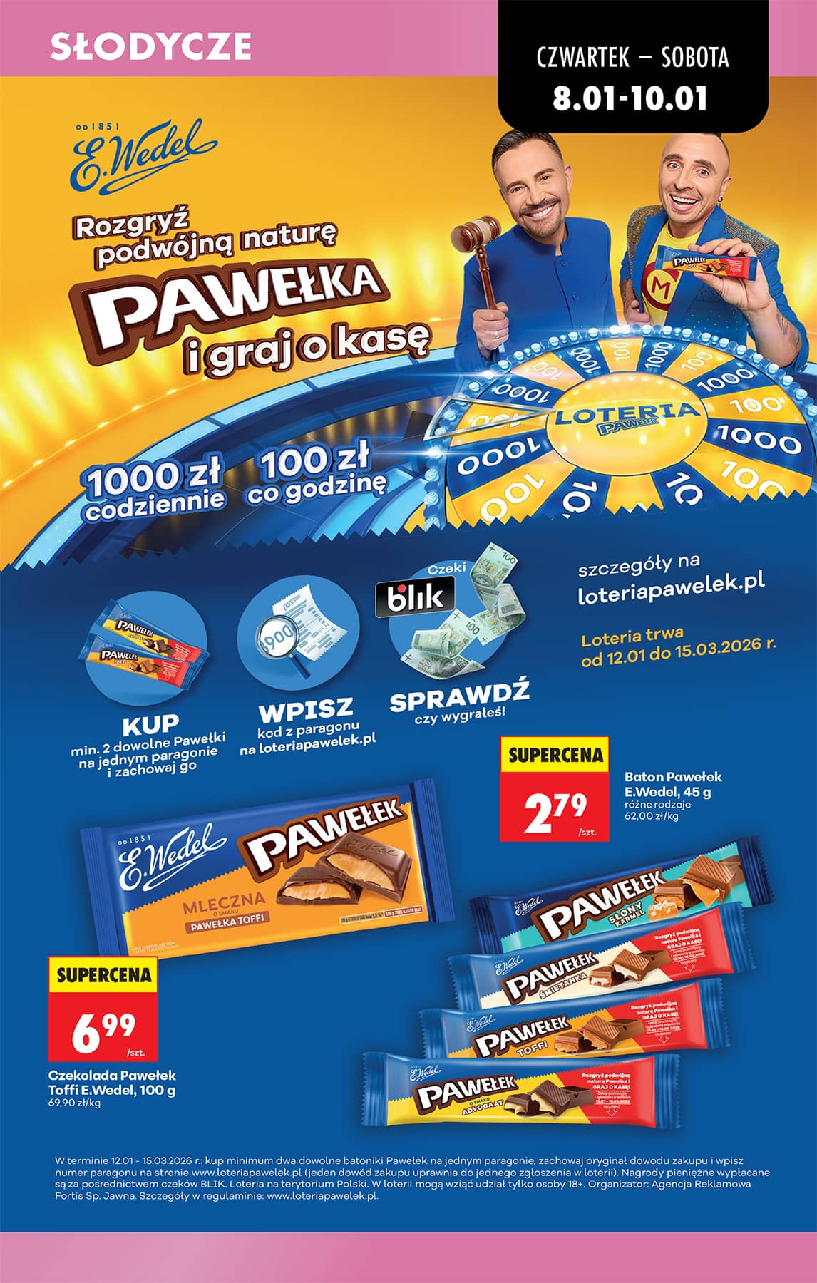 Biedronka - Codziennie niskie ceny P oferta od 08.01 59 puslapis