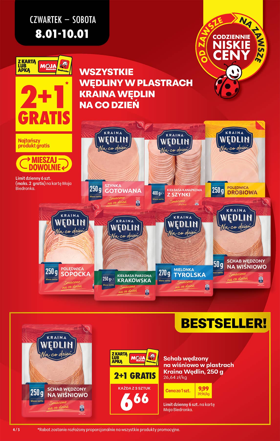 Biedronka - Codziennie niskie ceny P oferta od 08.01 6 puslapis