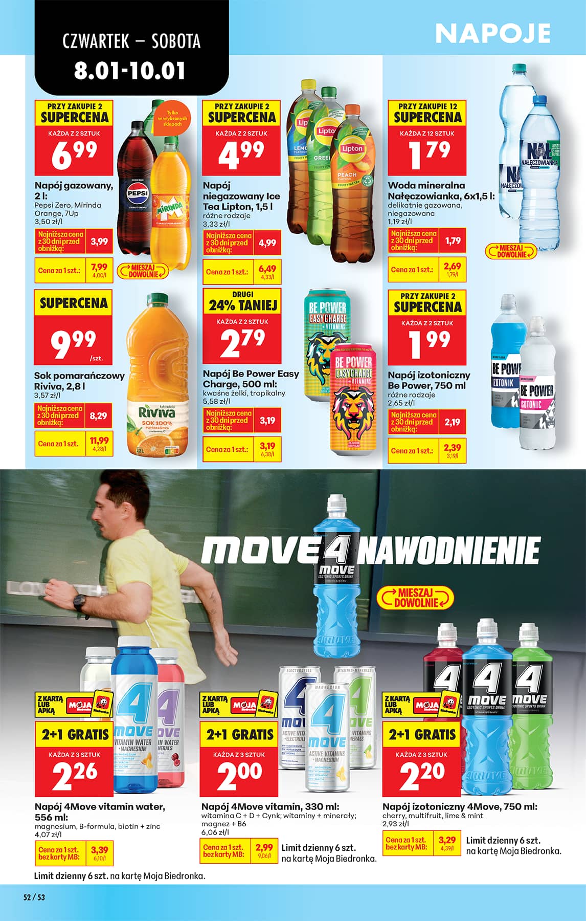Biedronka - Codziennie niskie ceny P oferta od 08.01 62 puslapis