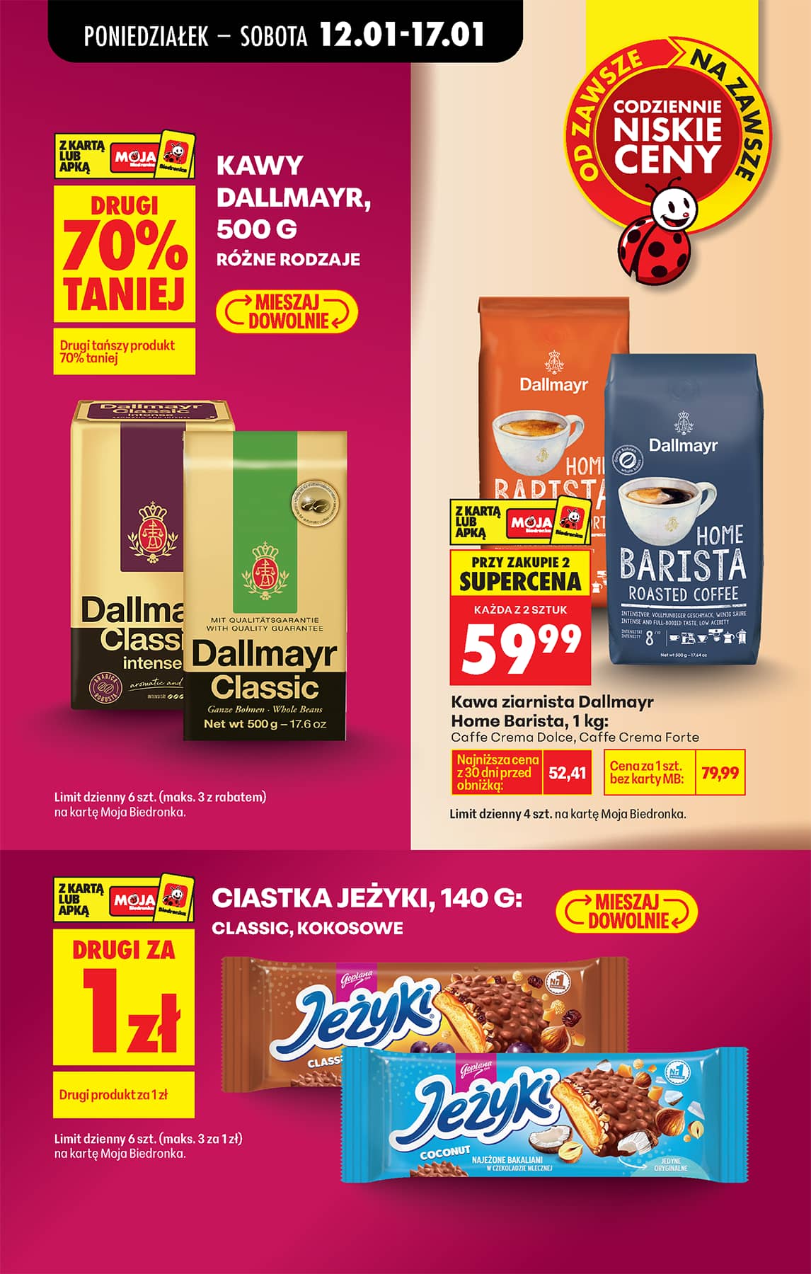 Biedronka - Codziennie niskie ceny P oferta od 12.01 11 puslapis