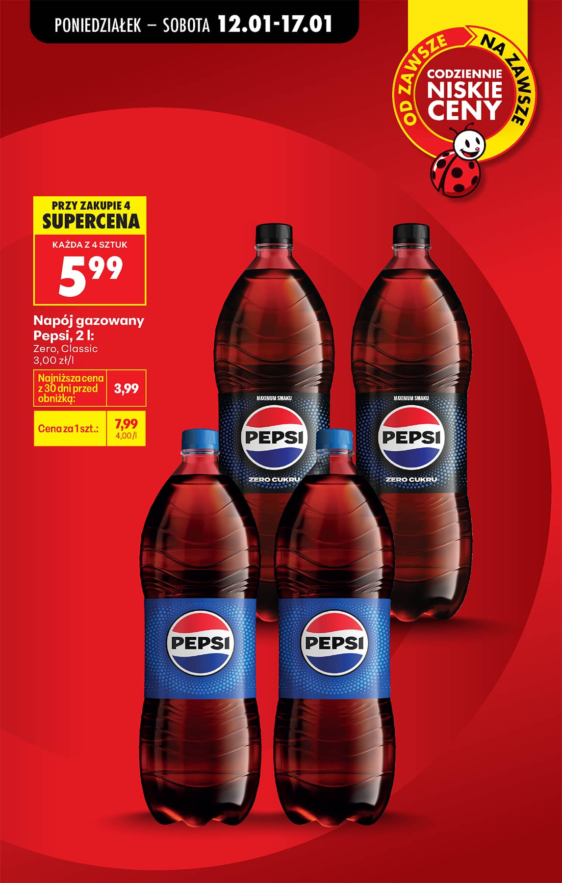 Biedronka - Codziennie niskie ceny P oferta od 12.01 17 puslapis