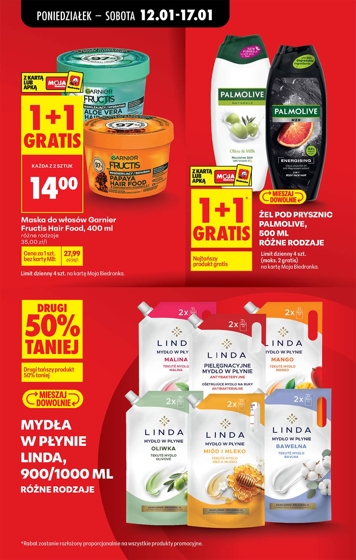 Biedronka - Codziennie niskie ceny P oferta od 12.01 21 puslapis