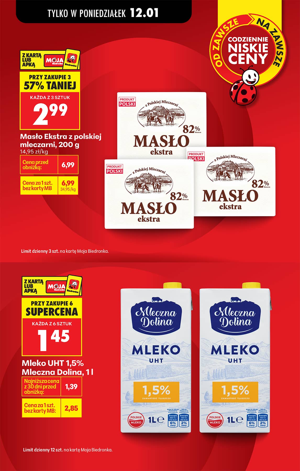 Biedronka - Codziennie niskie ceny P oferta od 12.01 3 puslapis