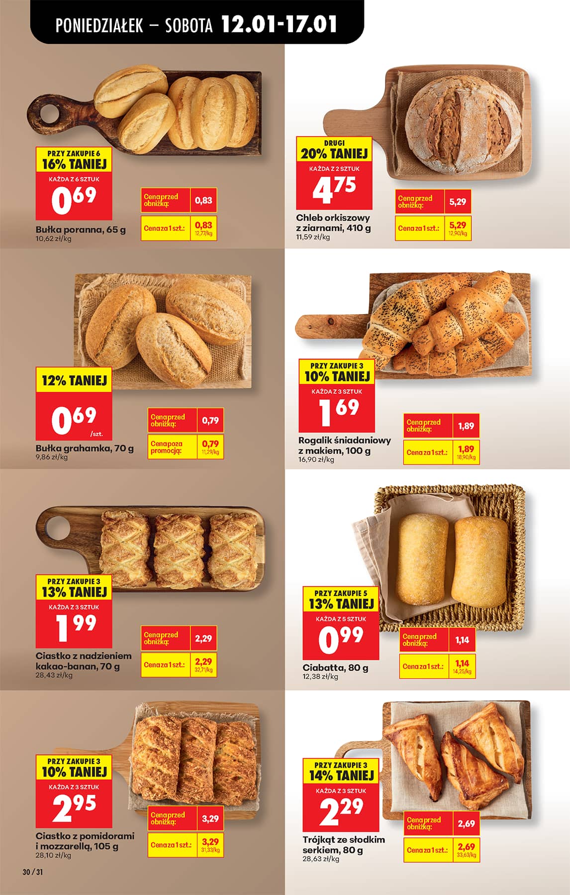 Biedronka - Codziennie niskie ceny P oferta od 12.01 38 puslapis