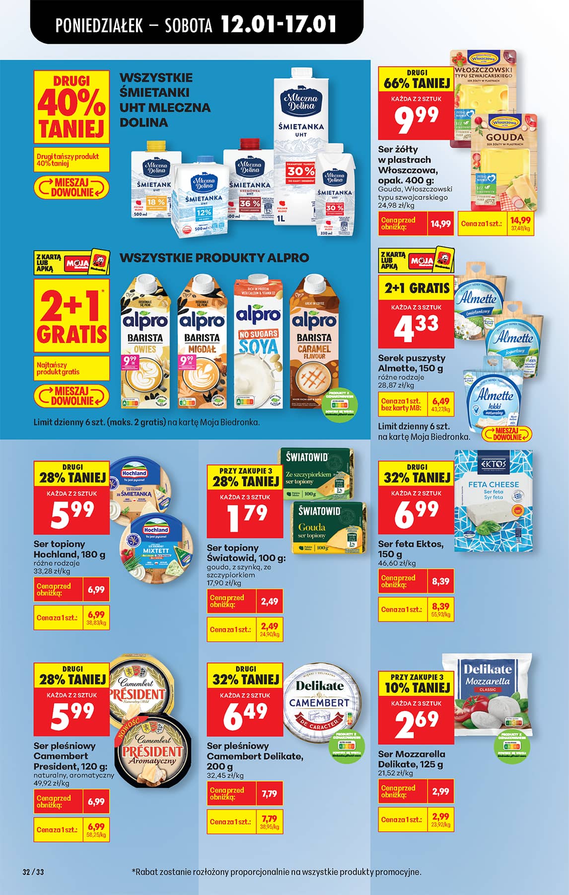 Biedronka - Codziennie niskie ceny P oferta od 12.01 40 puslapis