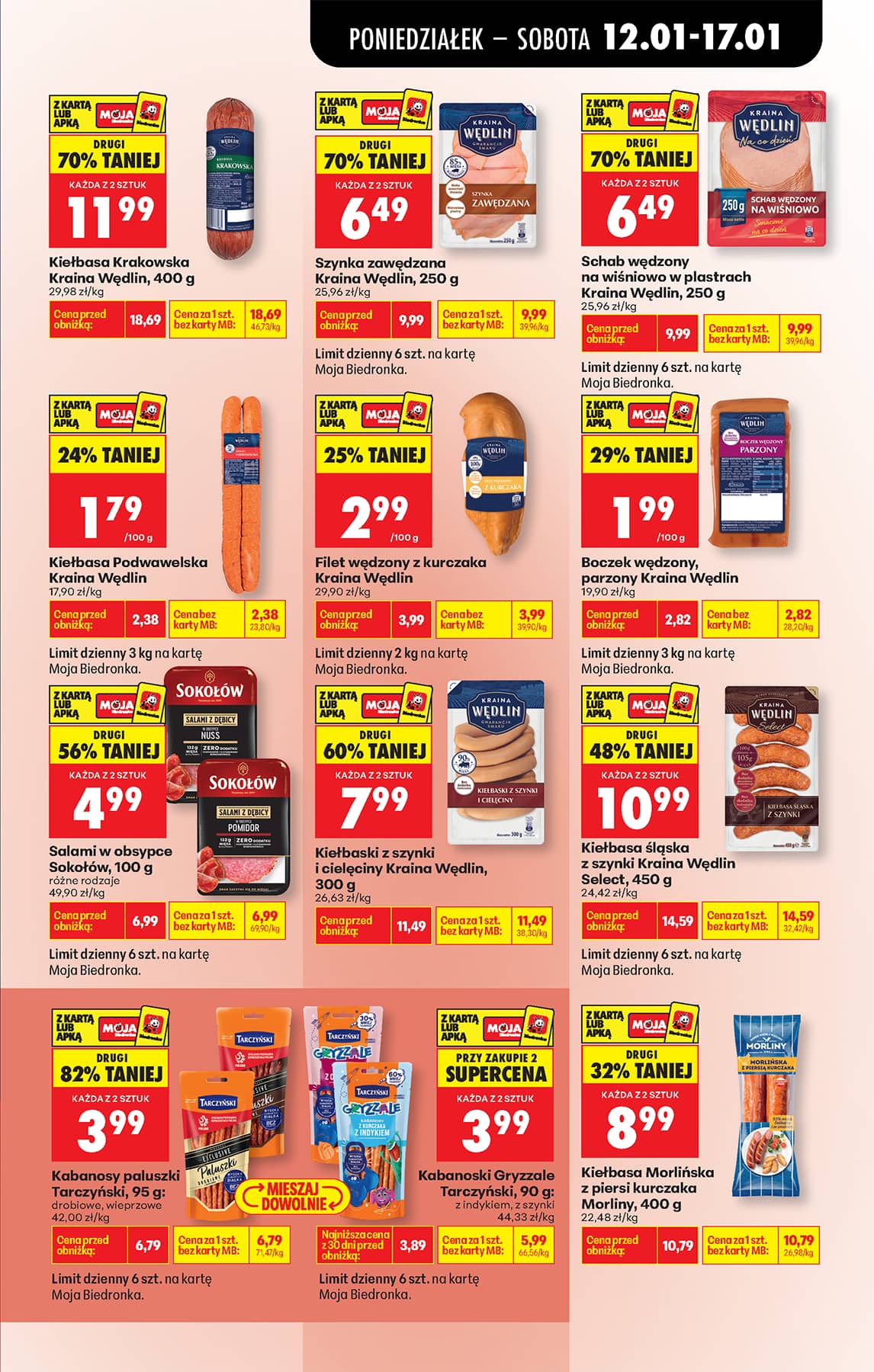 Biedronka - Codziennie niskie ceny P oferta od 12.01 43 puslapis