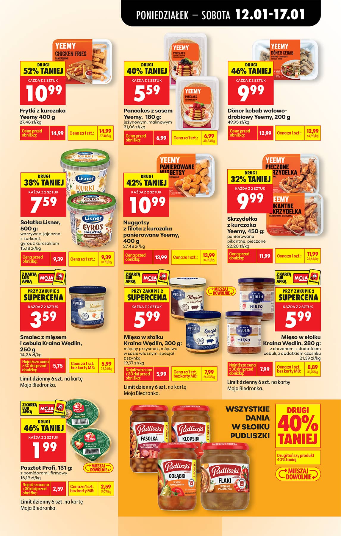 Biedronka - Codziennie niskie ceny P oferta od 12.01 45 puslapis