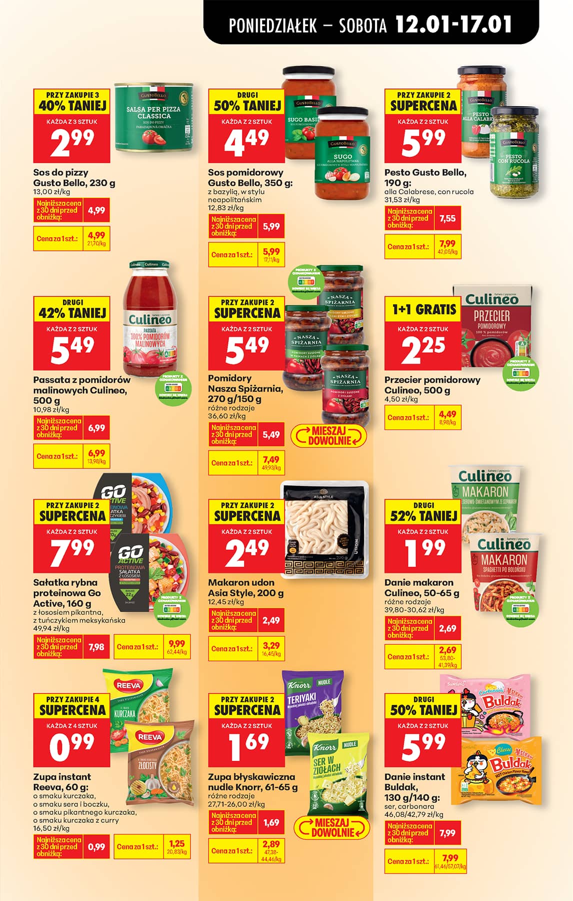 Biedronka - Codziennie niskie ceny P oferta od 12.01 47 puslapis