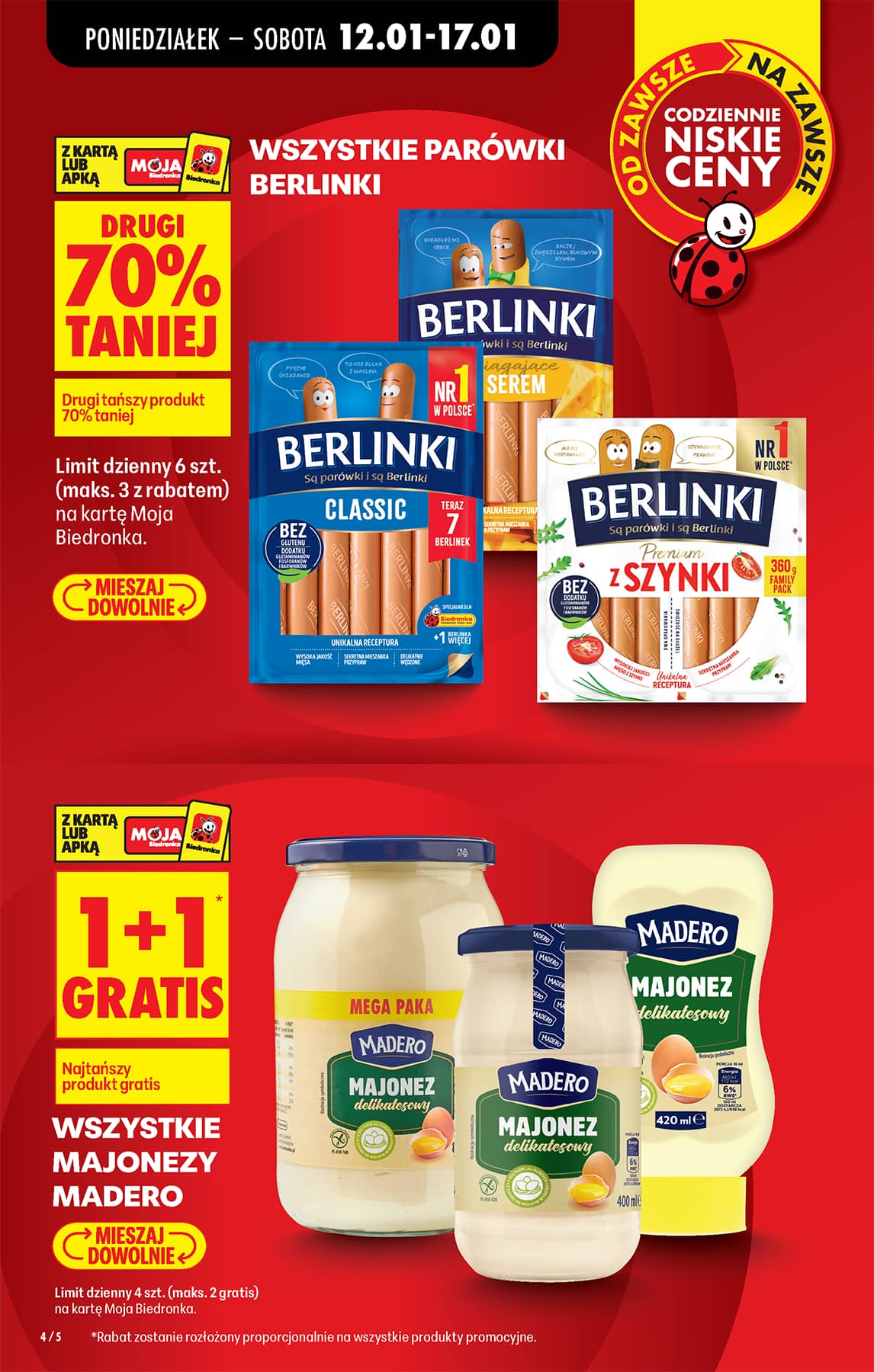 Biedronka - Codziennie niskie ceny P oferta od 12.01 6 puslapis