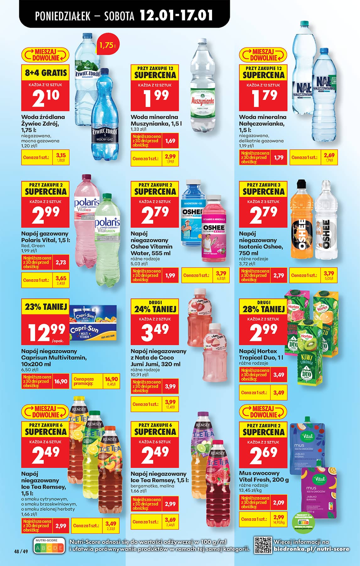 Biedronka - Codziennie niskie ceny P oferta od 12.01 60 puslapis