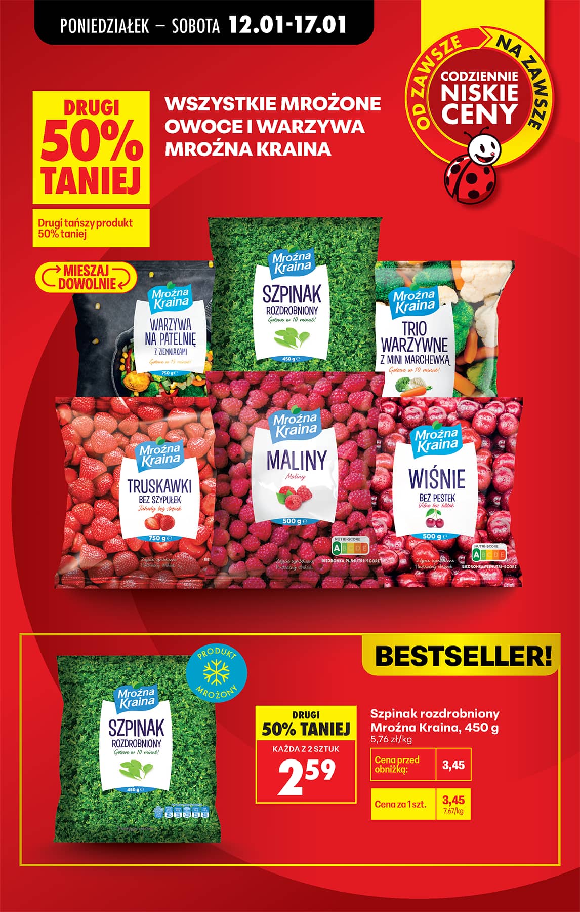 Biedronka - Codziennie niskie ceny P oferta od 12.01 9 puslapis