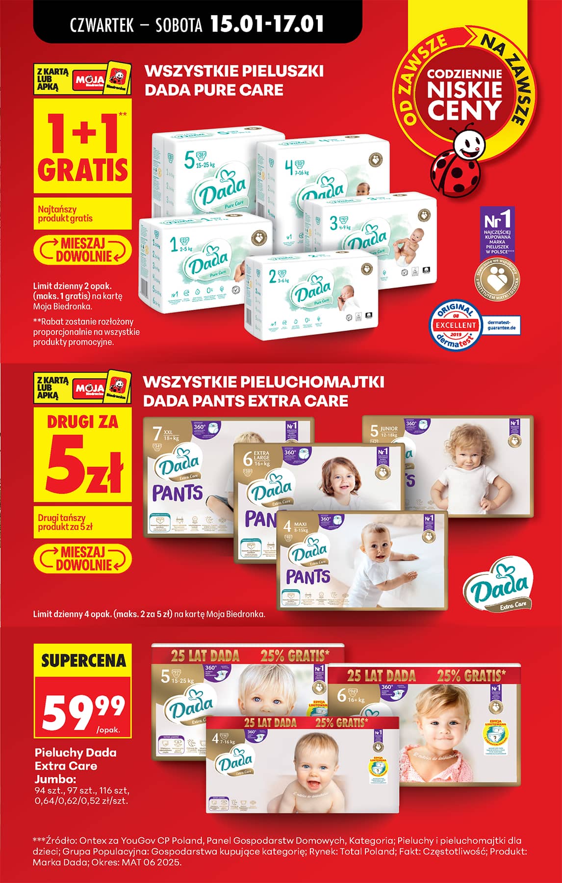 Biedronka - Codziennie niskie ceny P - oferta od 15.01 25 puslapis