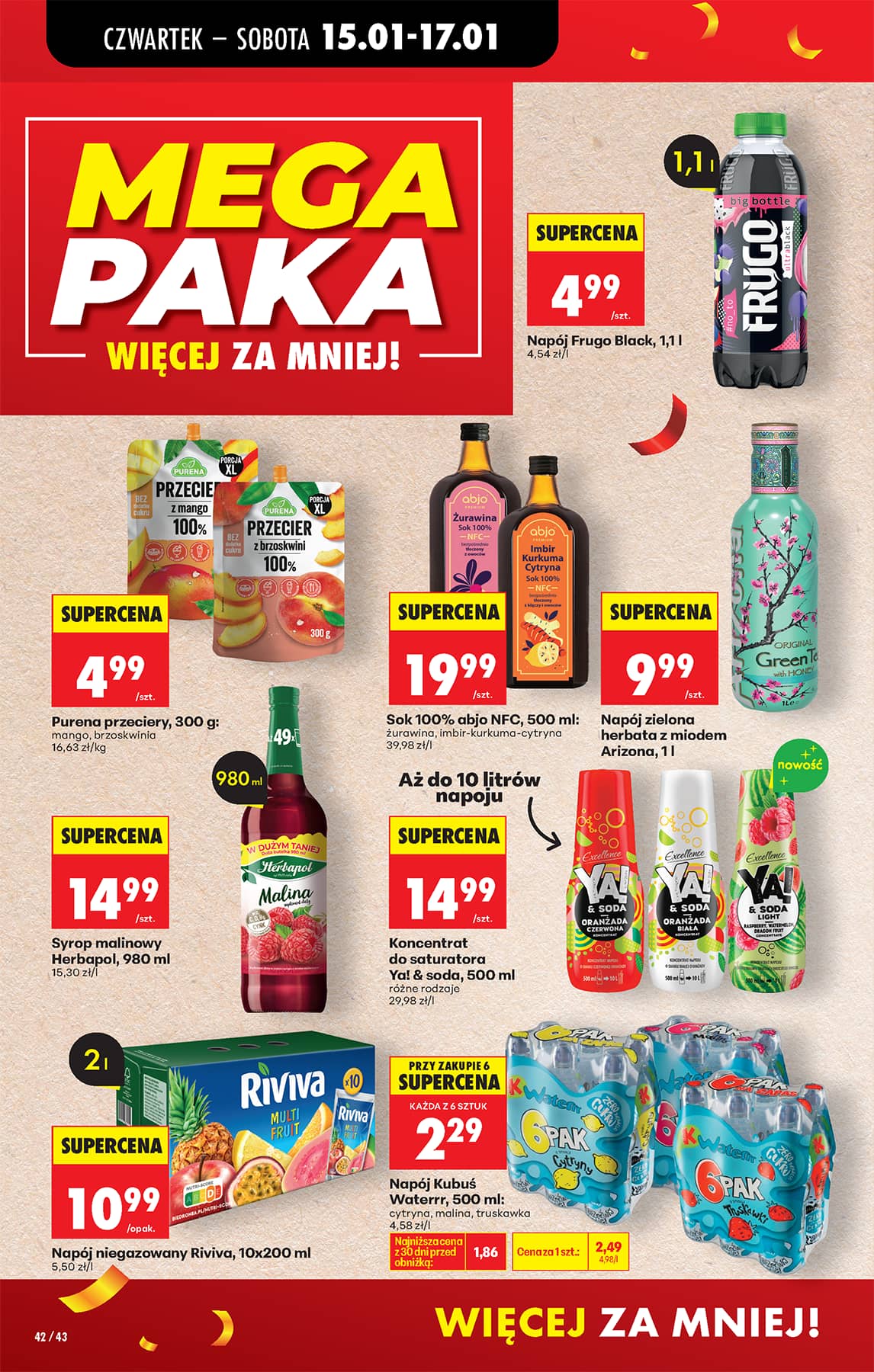 Biedronka - Codziennie niskie ceny P - oferta od 15.01 50 puslapis