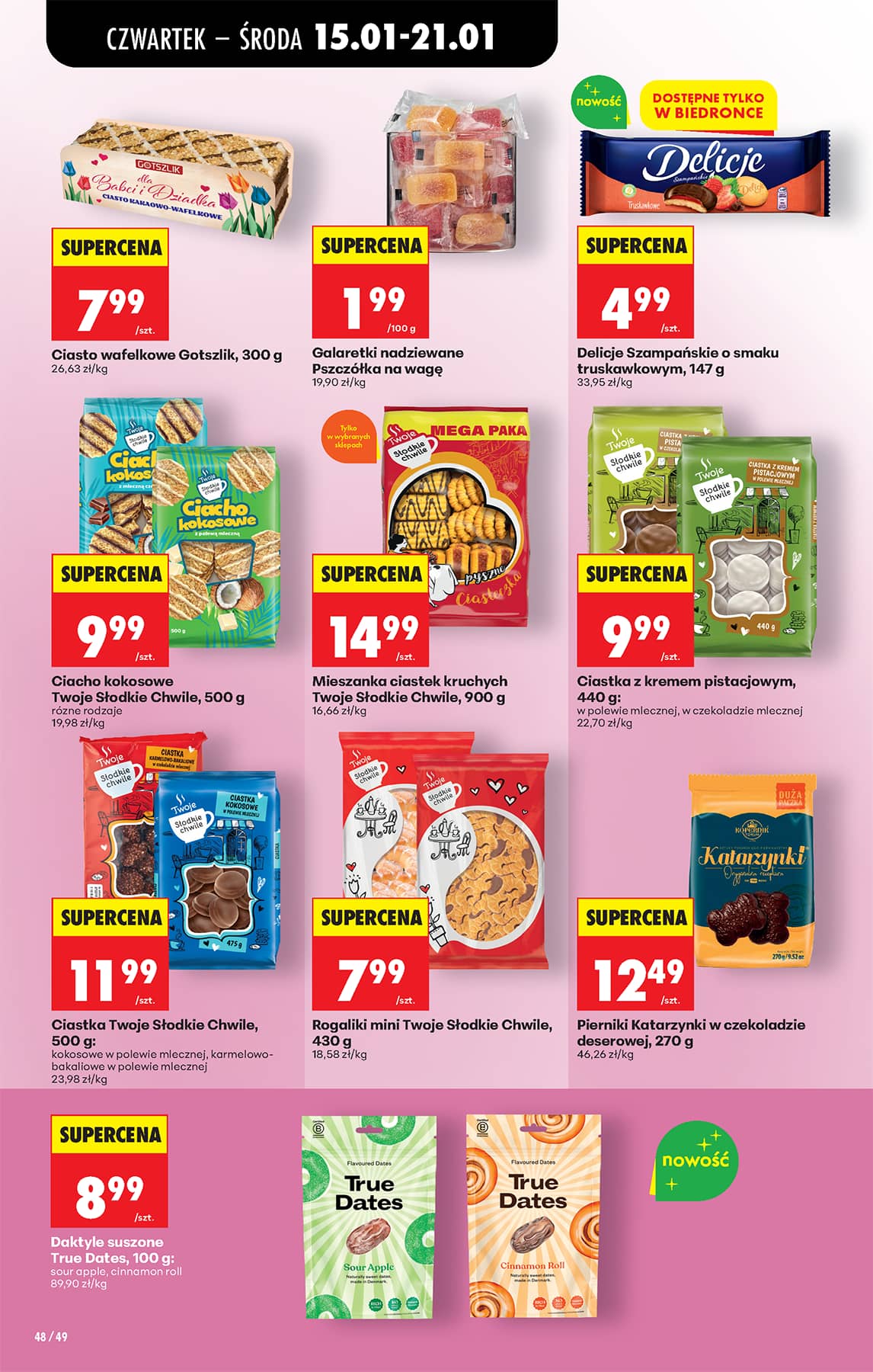 Biedronka - Codziennie niskie ceny P - oferta od 15.01 60 puslapis