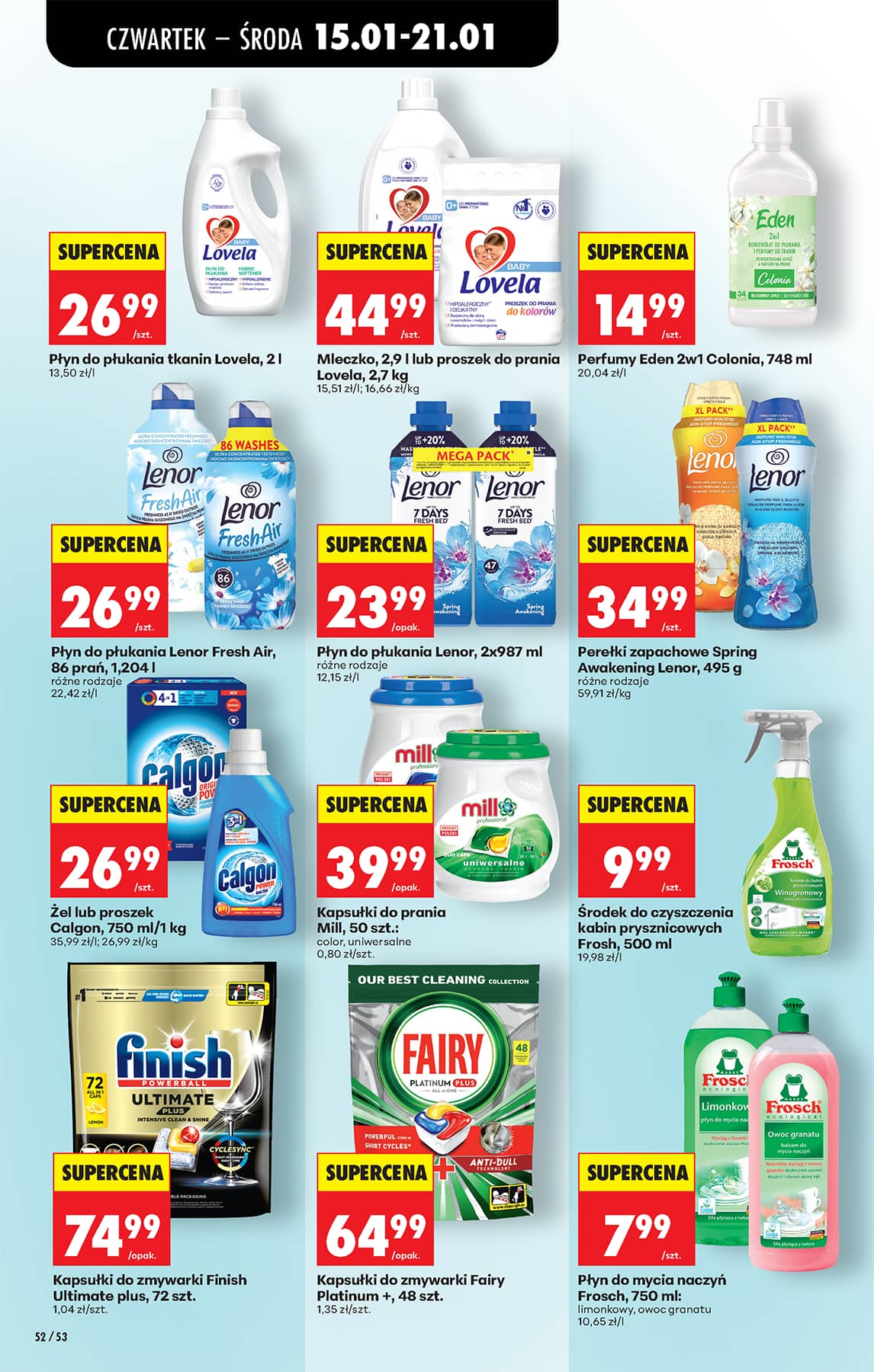 Biedronka - Codziennie niskie ceny P - oferta od 15.01 64 puslapis