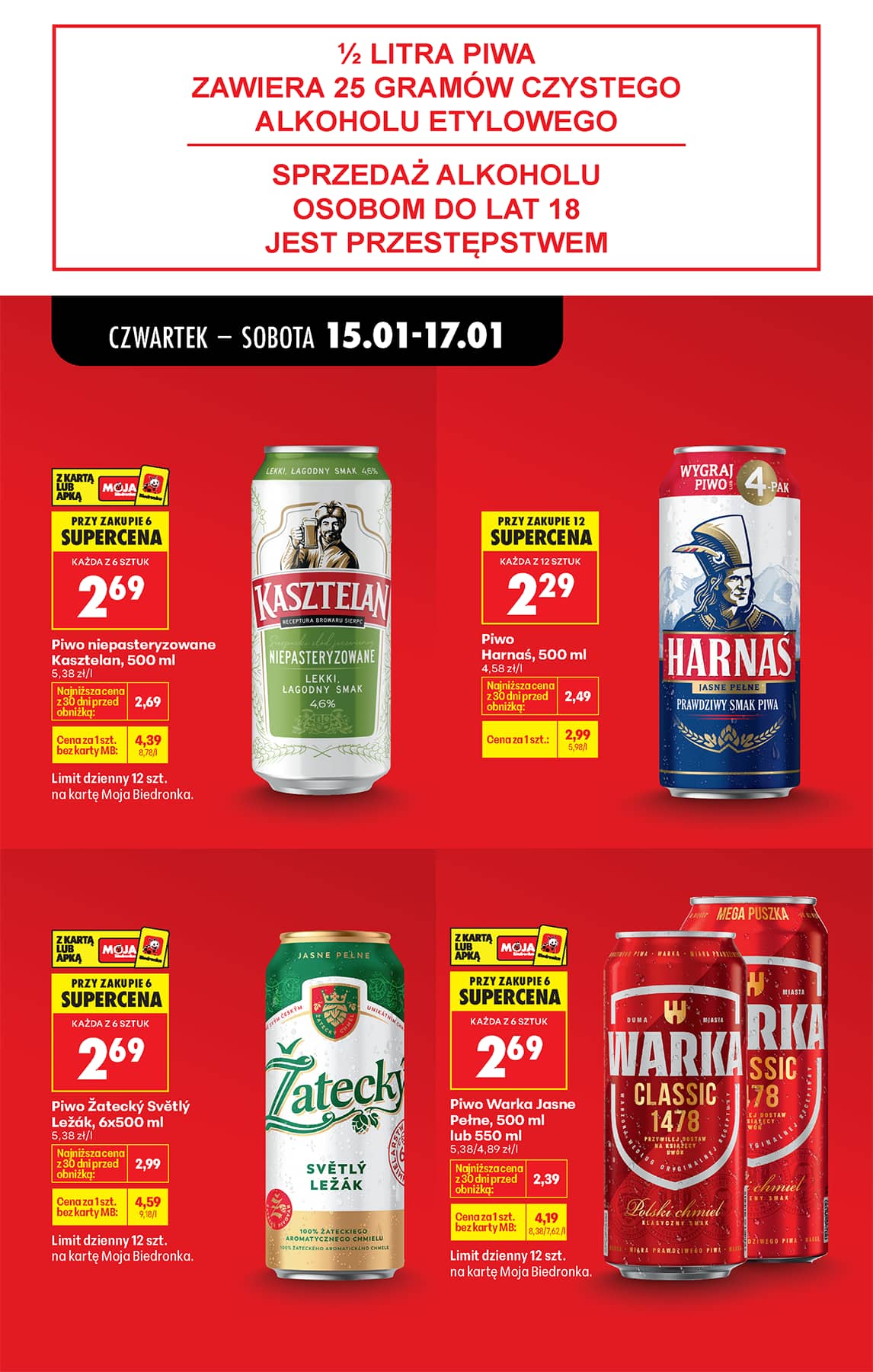 Biedronka - Codziennie niskie ceny P - oferta od 15.01 9 puslapis