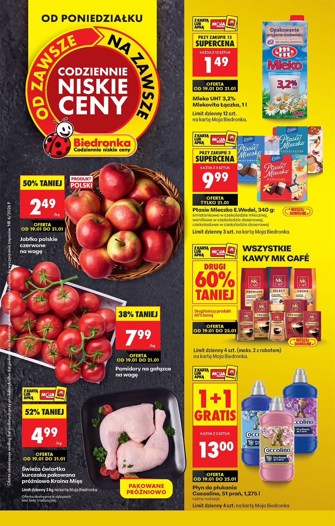 Biedronka - Codziennie niskie ceny P - oferta od 19.01 1 puslapis