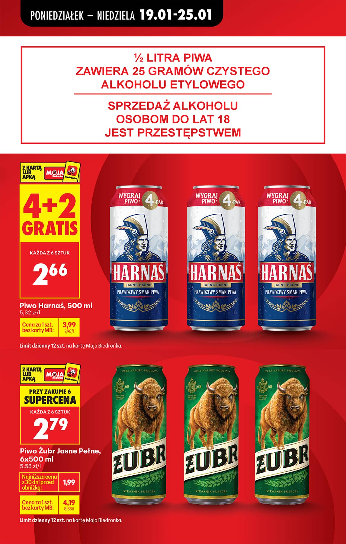 Biedronka - Codziennie niskie ceny P - oferta od 19.01 11 puslapis