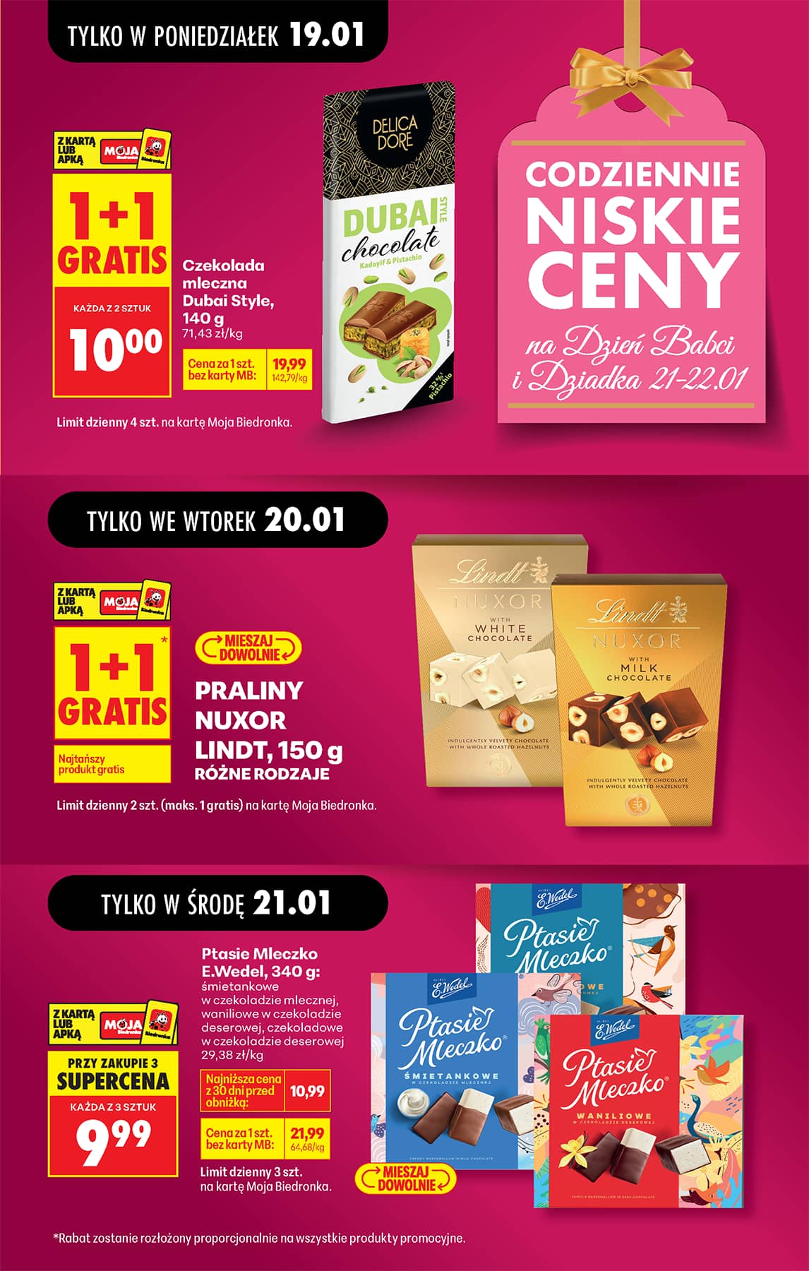 Biedronka - Codziennie niskie ceny P - oferta od 19.01 17 puslapis