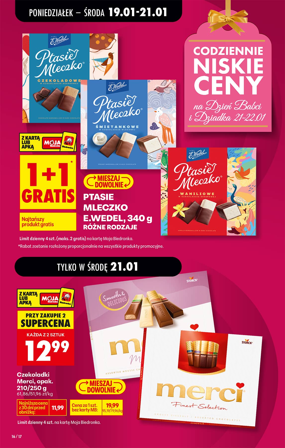 Biedronka - Codziennie niskie ceny P - oferta od 19.01 18 puslapis