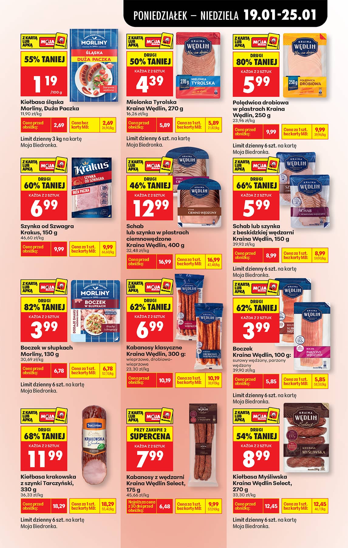 Biedronka - Codziennie niskie ceny P - oferta od 19.01 39 puslapis