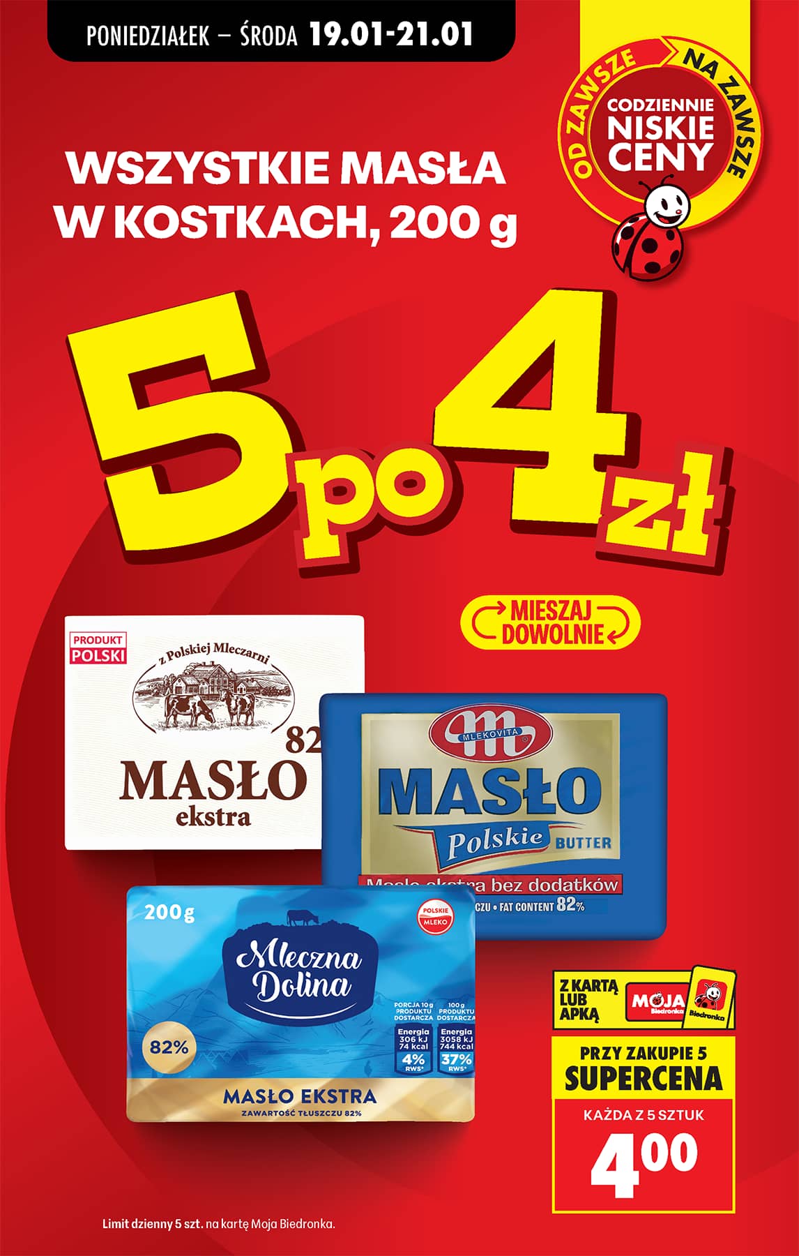 Biedronka - Codziennie niskie ceny P - oferta od 19.01 5 puslapis