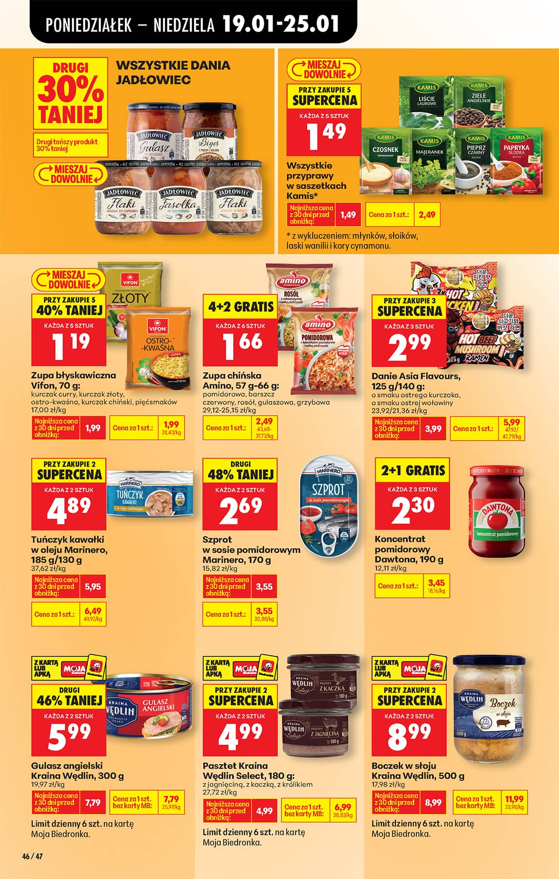 Biedronka - Codziennie niskie ceny P - oferta od 19.01 56 puslapis