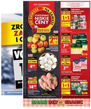 Biedronka - Codziennie niskie ceny P - oferta od 22.01 2026-01-22 – 2026-01-25