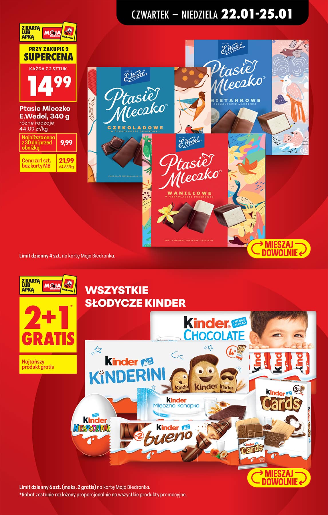 Biedronka - Codziennie niskie ceny P - oferta od 22.01 17 puslapis