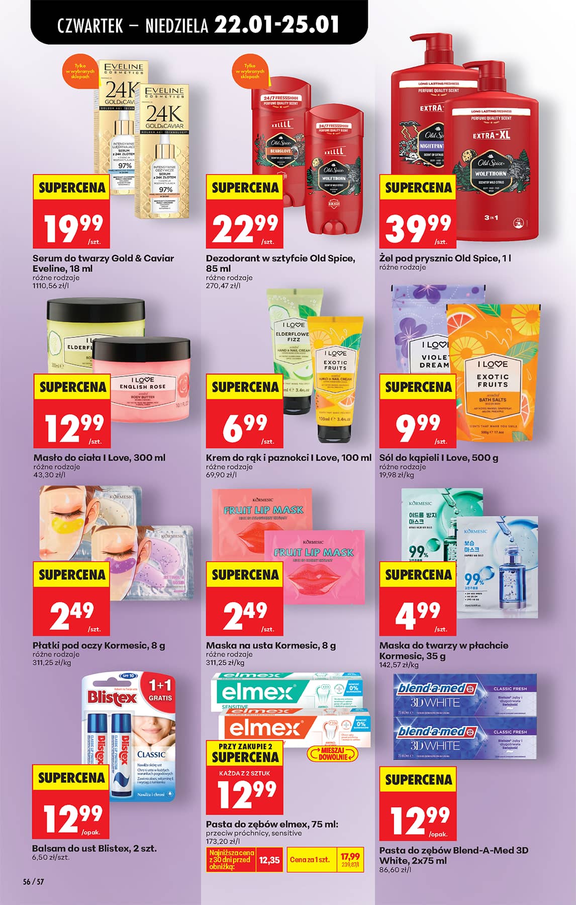 Biedronka - Codziennie niskie ceny P - oferta od 22.01 70 puslapis