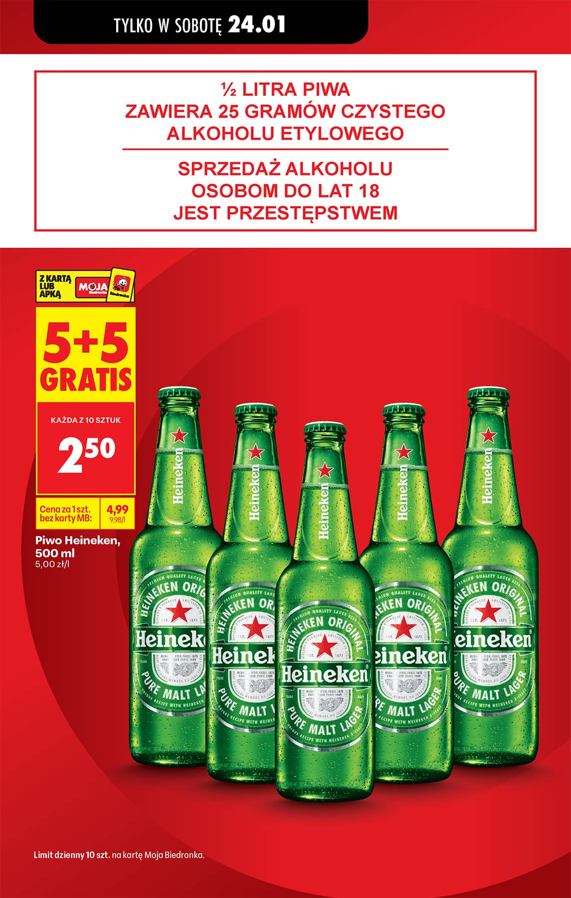 Biedronka - Codziennie niskie ceny P - oferta od 22.01 19 puslapis