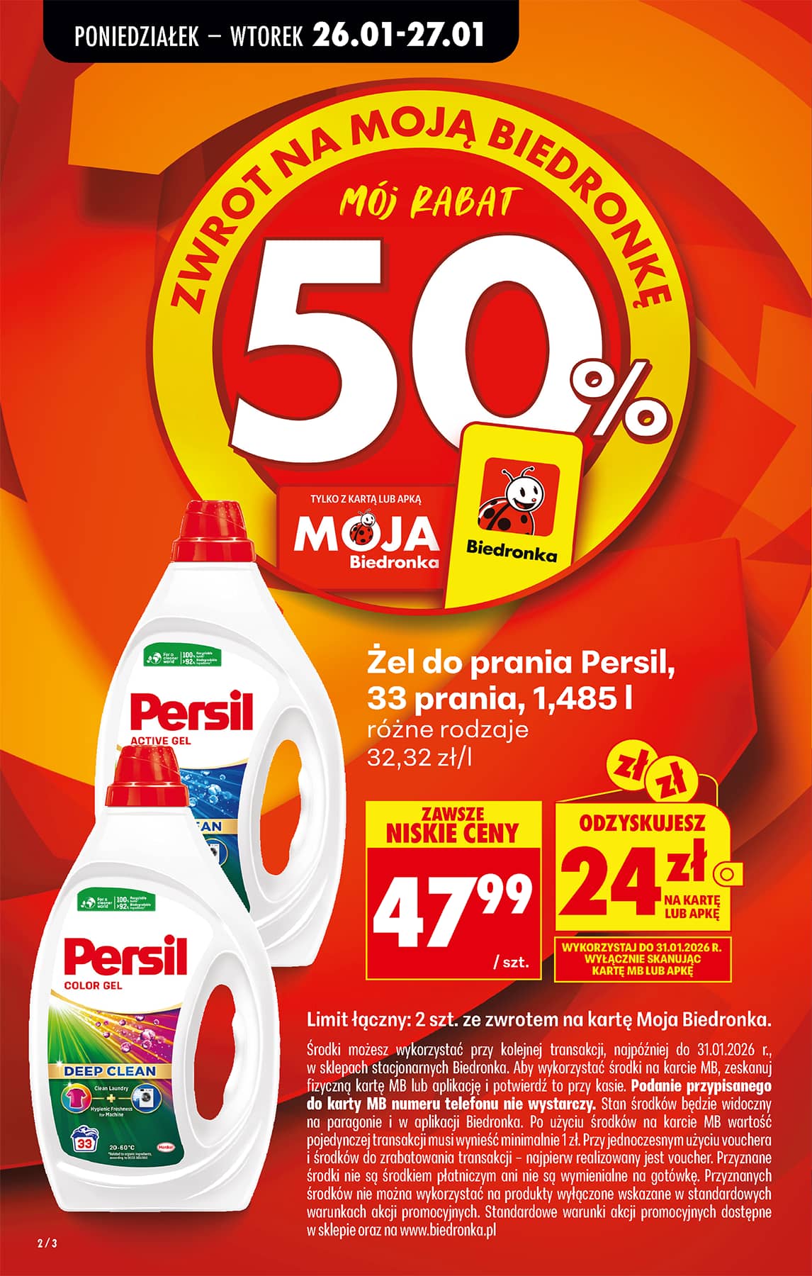 Biedronka - Codziennie niskie ceny P - oferta od 26.01 2 puslapis