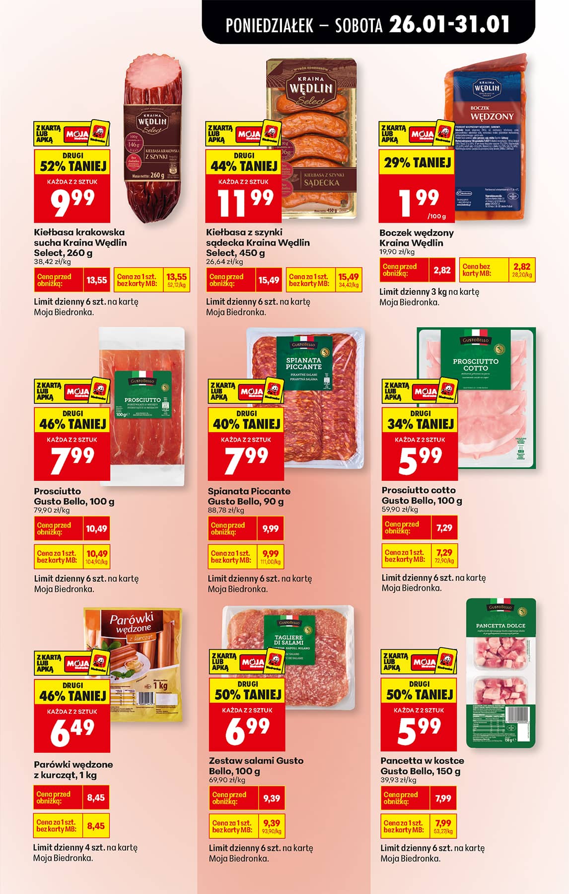 Biedronka - Codziennie niskie ceny P - oferta od 26.01 39 puslapis